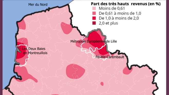 15 000 ménages à très hauts revenus dans les Hauts-de-France