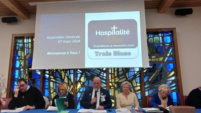 A Dunkerque, l'association le Train Blanc prépare déjà son prochain voyage à Lourdes. 