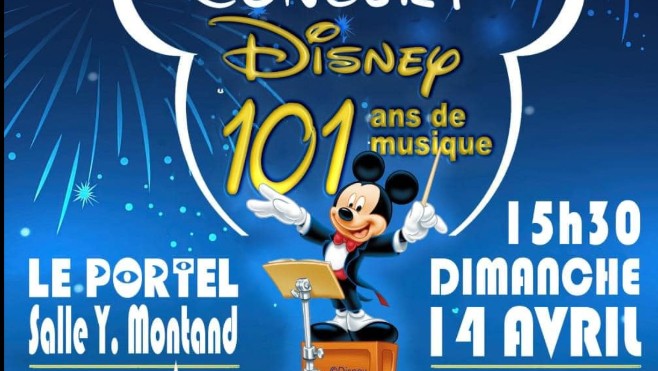 La Musicale Porteloise vous plonge dans l'univers Disney ce week end salle Yves Montand