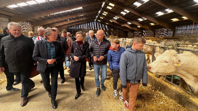 Au Crotoy, Agnes Pannier-Runacher est venue rassurer les agriculteurs