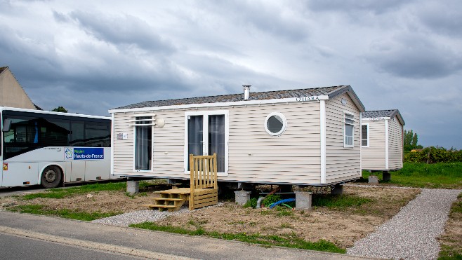 Des mobil homes à Guînes pour les sinistrés des inondations