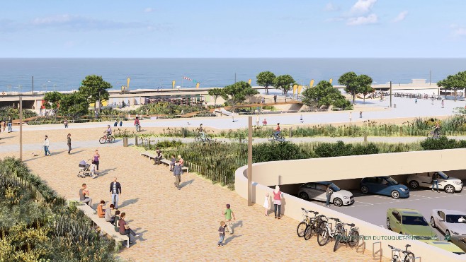 Au Touquet, le nouveau visage du front de mer se précise