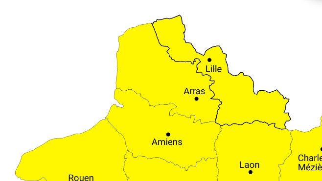 Nouvelle vigilance aux orages dans le Nord, le Pas-de-Calais et la Somme
