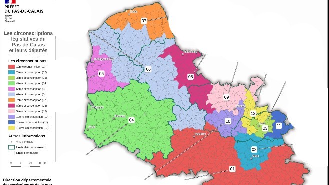 Législatives : 6 candidats se présentent dans la 6ième circonscription du Pas-de-Calais.