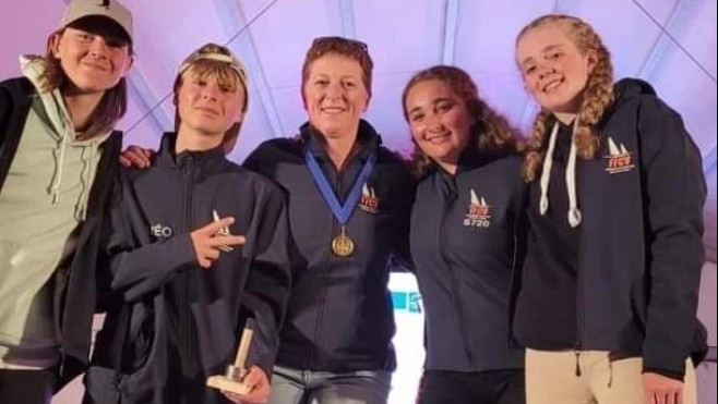 La Boulonnaise, Nathalie Devigne est championne du monde de char à voile modèle standart !