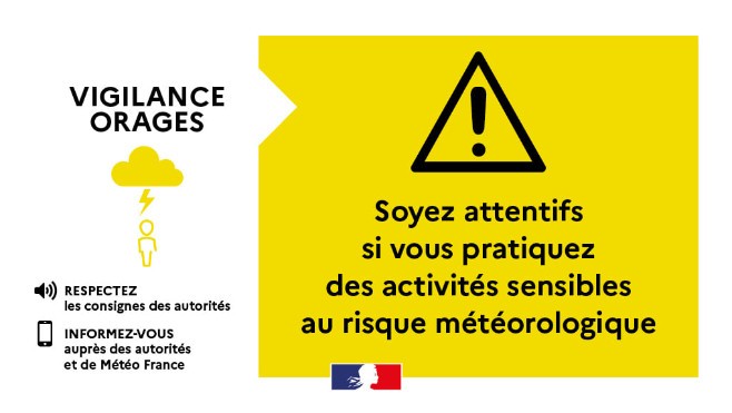 Les orages arrivent, la Somme est en vigilance jaune, le Nord et le Pas-de-Calais le seront cette nuit.