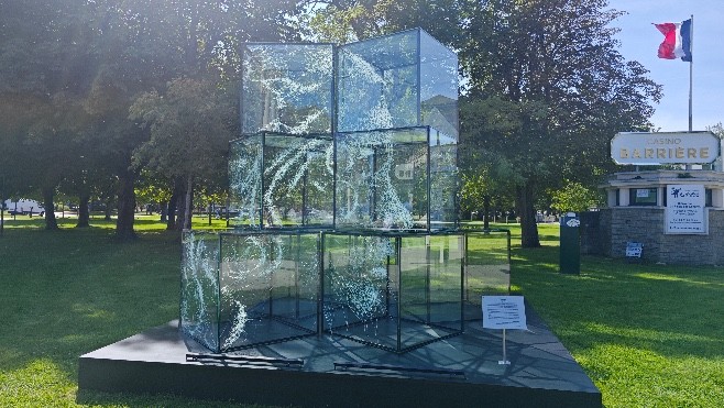 Une œuvre d’art unique en Europe exposée au Touquet.