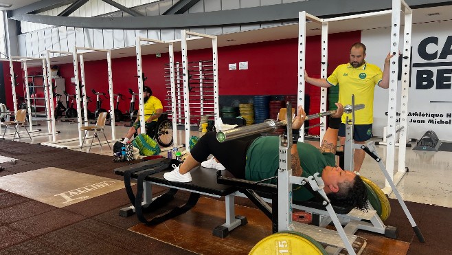 Une délégation paralympique australienne à Berck cette semaine