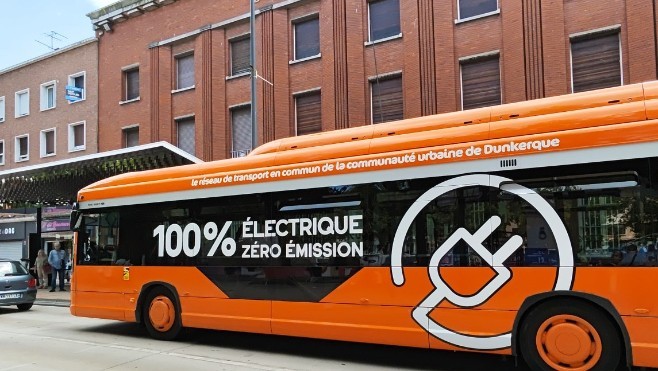 Déjà 9 bus 100% électrique sur le réseau DK Bus...