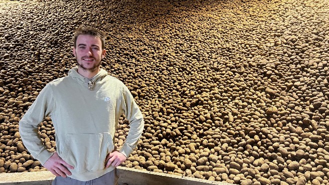 A Montcavrel, Armand Broutier, surfe sur son titre de vice-champion du monde de la frite