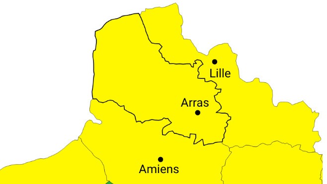 Vigilance jaune vents violents, ce dimanche, dans le Nord, le Pas-de-Calais et la Somme