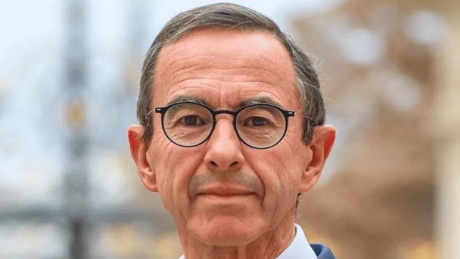 Bruno Retailleau en déplacement sur la Côte d'Opale ce vendredi.