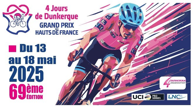 Cyclisme : les organisateurs des 4 jours de Dunkerque dévoilent un parcours inédit et novateur du 13 au 18 mai 2025.