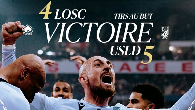 football : Dunkerque élimine le LOSC et rejoint les quarts de finale de la Coupe de France