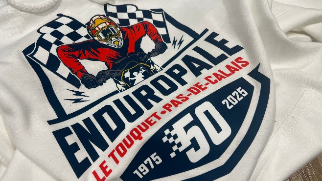 Une collection spéciale de produits dérivés créée pour les 50 ans de l'Enduropale du Touquet
