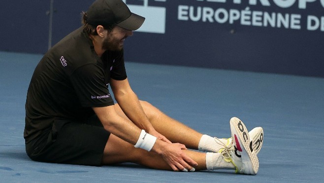Tennis : rupture totale du tendon d'achille pour le loonois Lucas Pouille !