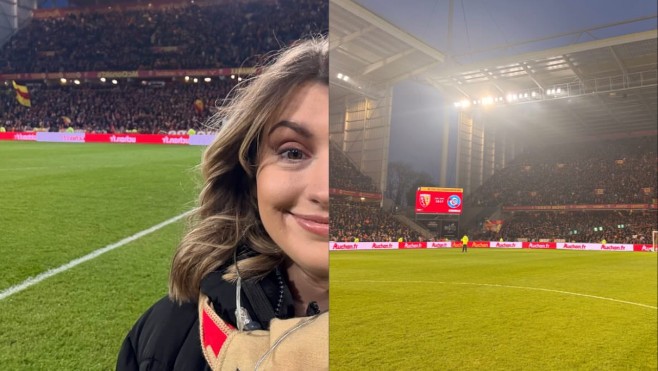 Marine (Star Ac) réalise son rêve en chantant les Corons au Stade Bollaert