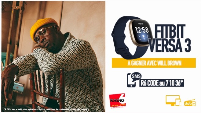 Montre FitBit Versa 3 avec Will Brown