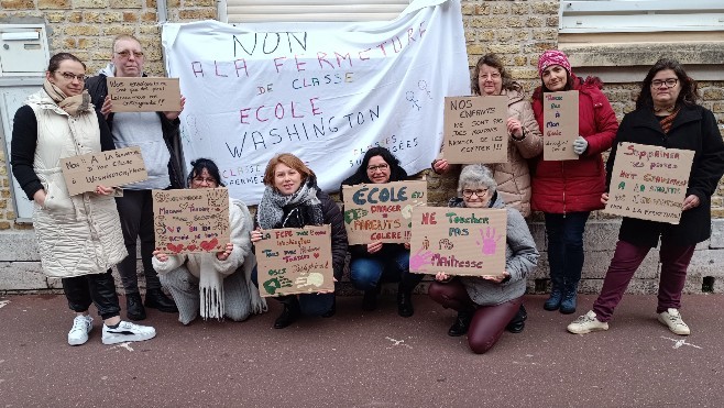 Lundi et mardi, deux journées de mobilisation contre les fermetures de classes dans le Pas-de-Calais !
