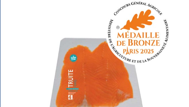 Marée Côte d'Opale décroche une médaille au salon de l'agriculture pour sa truite fumée