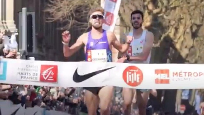 Athlétisme: Jimmy Gressier bat le record d'Europe du 5km à Lille