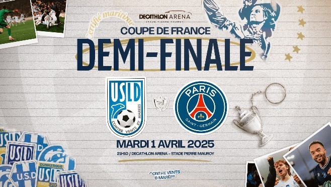 Football : déjà 45 000 places vendues pour la demi-finale de la Coupe de France ULSD-PSG !