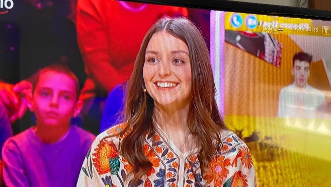 Candice, calaisienne de 18 ans est allée jusqu'en finale aux 12 coups de midi.