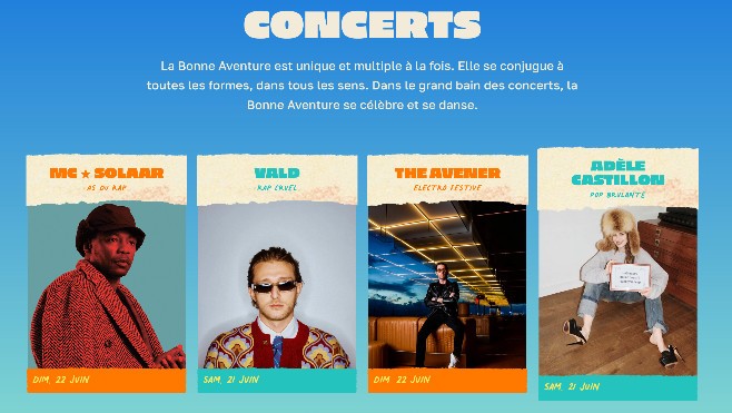 MC Solaar, VALD, The Avener au Festival de la Bonne Aventure à Dunkerque