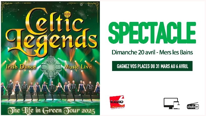 Voyagez avec Radio 6 et Celtic Légend à Mers Les Bains le 20 avril.