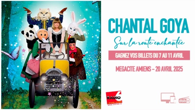 Radio 6 vous invite au spectacle de Chantal Goya à Amiens