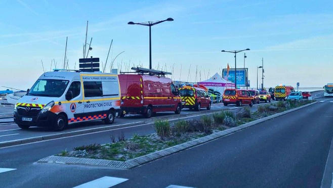 Boulogne: un important dispositif de secours devant la plage, ce vendredi matin