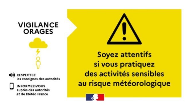 Le Nord, la Somme et le Pas-de-Calais en vigilance jaune pour orages en fin de journée