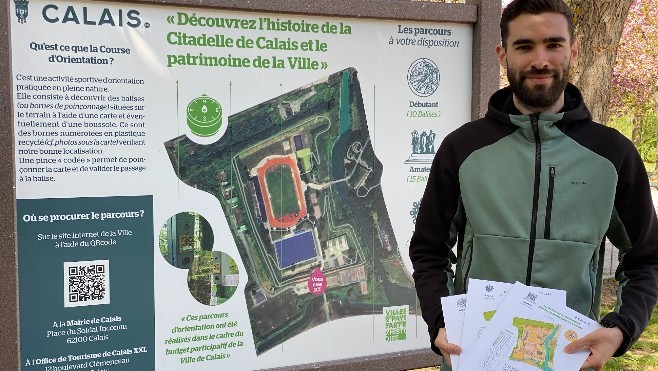 A Calais, trois parcours d'orientation attirent les familles et amateurs de courses et marches à la Citadelle. 