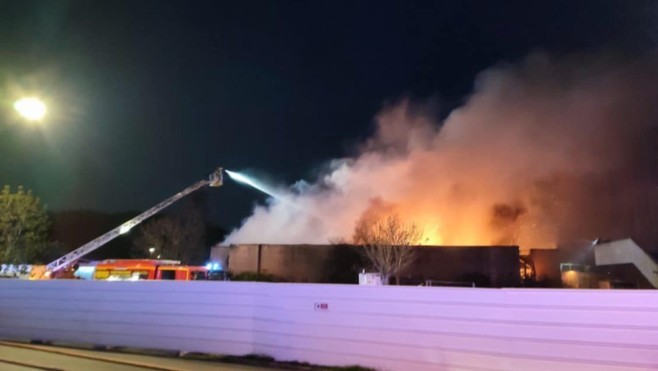 Gravelines: un (nouvel) incendie à Sportica, ce vendredi soir
