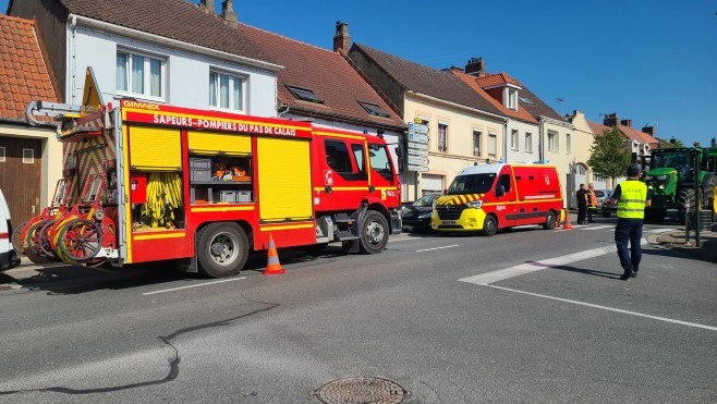 Marquise: une femme de 70 ans renversée et transportée à l'hôpital