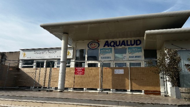 Le Touquet : l'ancien Aqualud nettoyé et sécurisé aux frais de LB Investissements