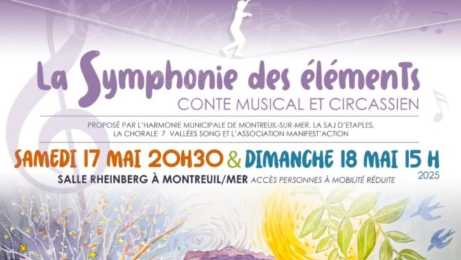 Montreuil-sur-mer : un conte musical et circassien ce week end avec l’Harmonie municipale.