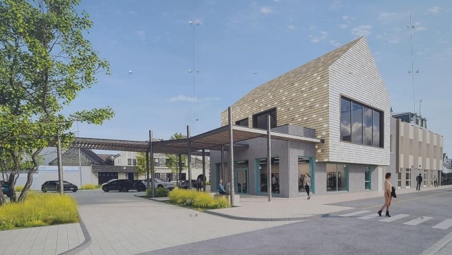 Wimereux: le chantier du nouvel office de tourisme et de la mairie se poursuit