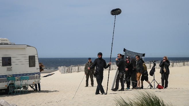 Berck-sur-Mer: un tournage en cours sur la plage