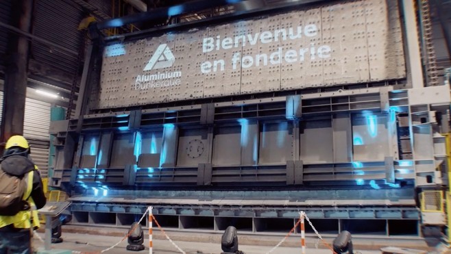 Aluminium Dunkerque a inauguré un huitième four à 12 millions d'euros.