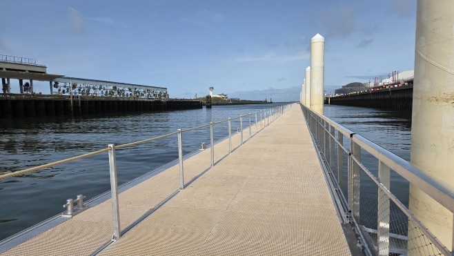 Boulogne: les pontons de grande plaisance inaugurés, pour accueillir voiliers et vieux gréements