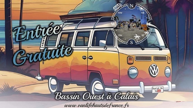 Calais : la 2ième édition de VanLife Hauts-de-France se déroule au Bassin Ouest jusque lundi.