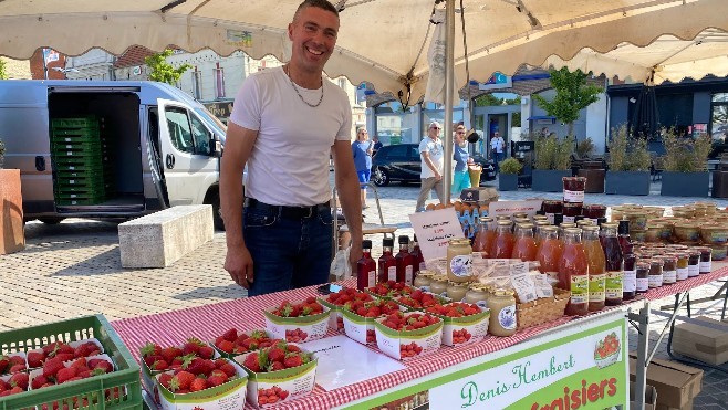 C'est la pleine saison des fraises de Landrethun-Les-Ardres. Retrouvez-les sur les marchés de la région !