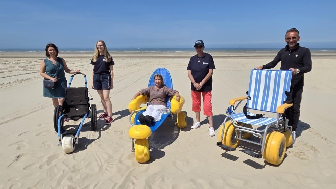 Le Touquet: grâce à Handi'plage, les personnes en situation de handicap peuvent profiter de la mer
