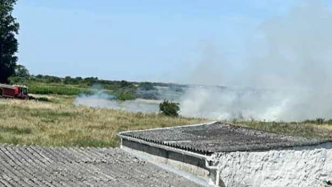 200 à 300 m2 de végétation ont brûlé samedi midi à Calais.