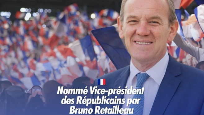 Daniel Fasquelle nommé vice-président des Républicains.