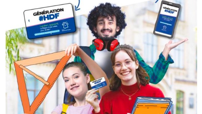 La carte génération Hauts-de-France 2025/2026 déjà disponible pour les lycéens et apprentis