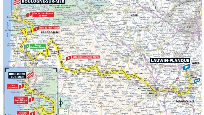 Le Tour de France arrive à Boulogne sur mer dimanche !