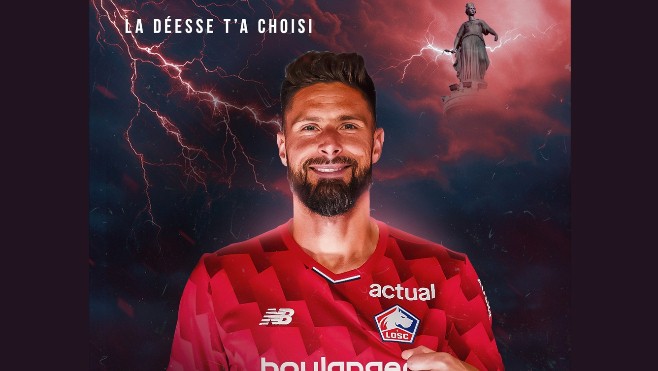 C'est officiel, Olivier Giroud a signé au LOSC !