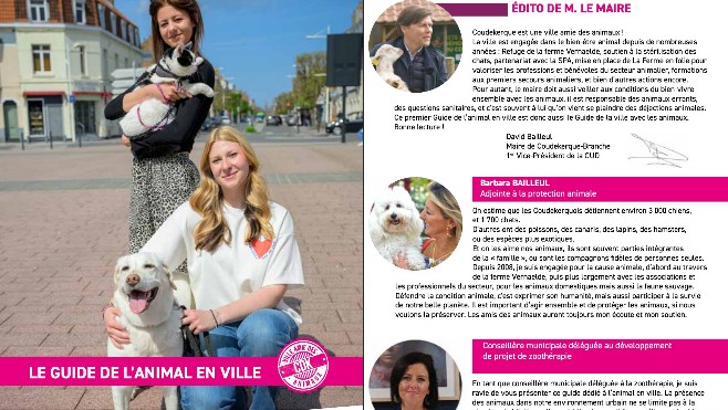 Coudekerque-Branche a édité un guide de l'animal en ville.